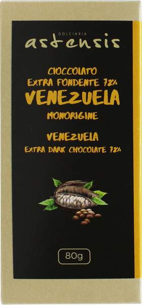 Cioccolato extra fondente 72% Venezuela